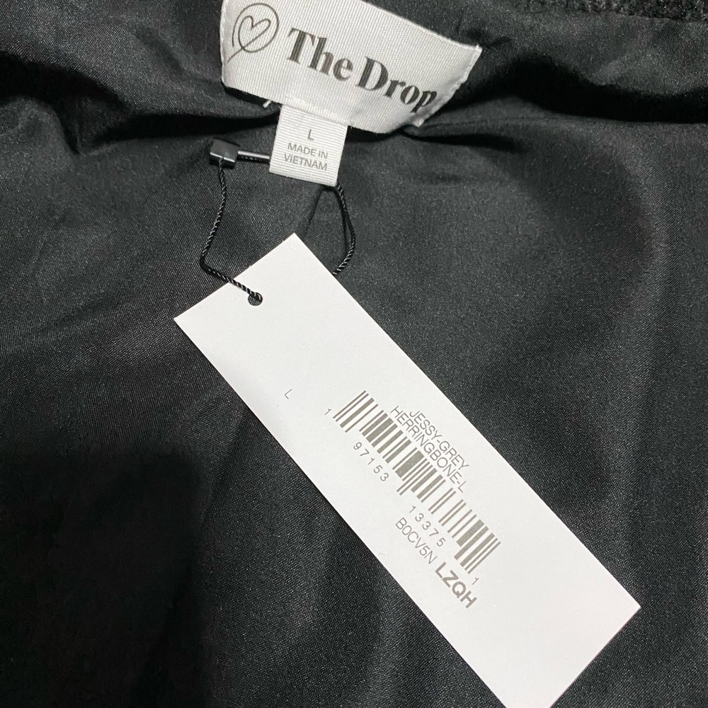 The Drop womens Jessy Elongated Overcoat size Large - Picture 15 of 15